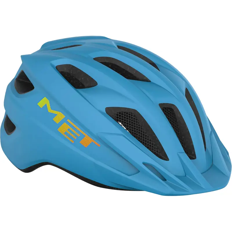 Balfes Bikes Met MET Crackerjack Kids Helmet in Cyan | Free postage over £30, £10 off first order, price match & 0% finance.