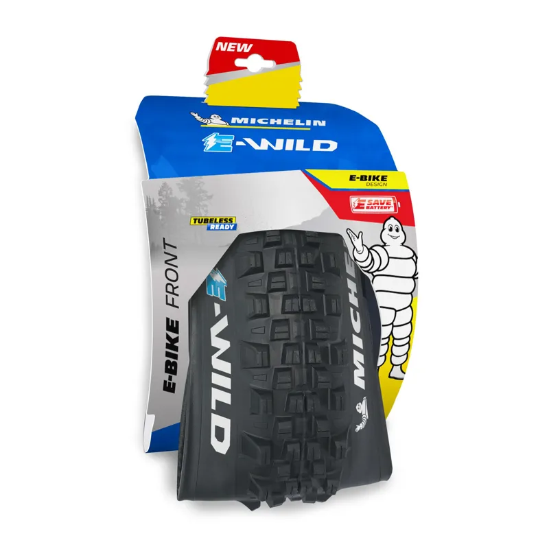 Michelin E-Wild Mountain Bike Tyre 27.5 in Black -1