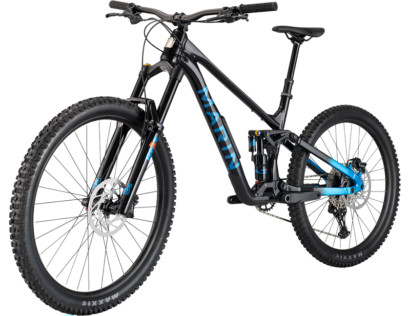 Marin Alpine Trail 1 Full Suspension Mountain Bike 2027 in Black/Blue-2