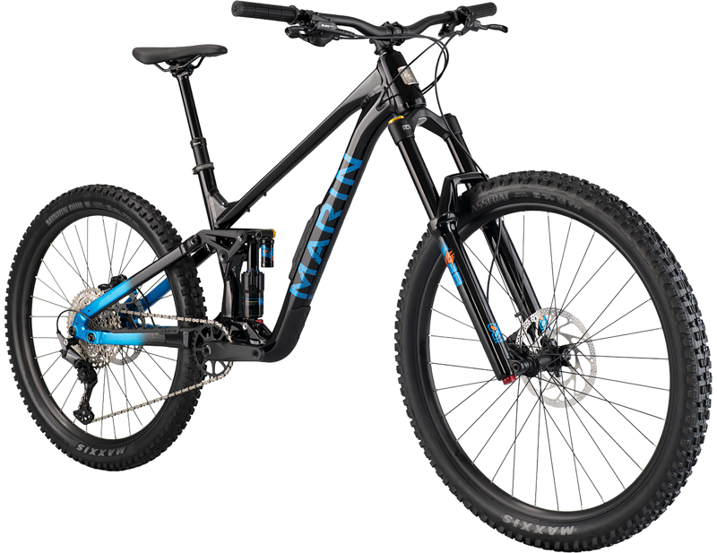 Marin Alpine Trail 1 Full Suspension Mountain Bike 2027 in Black/Blue-1