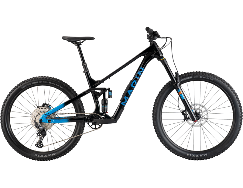 Marin Alpine Trail 1 Full Suspension Mountain Bike 2027 in Black/Blue