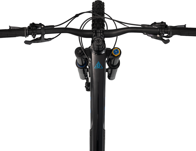 Marin Alpine Trail 1 Full Suspension Mountain Bike 2027 in Black/Blue-3