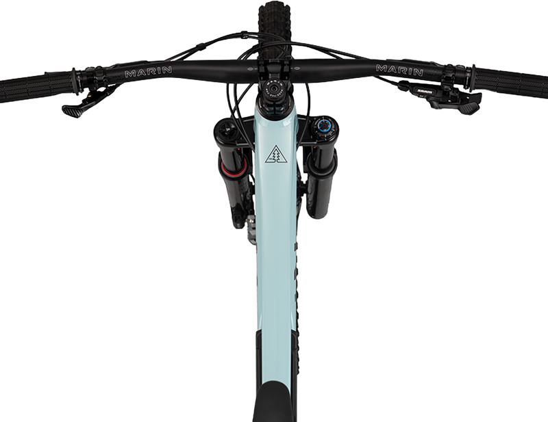 Marin Alpine Trail 2 Full Suspension Mountain Bike 2026 in Ash Blue Black-3