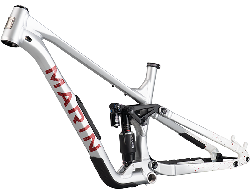 Marin Alpine Trail XR Full Suspension Mountain Bike Frameset 2027 in Grey White Red-1