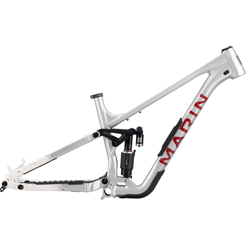 Balfes Bikes Marin Alpine Trail XR Full Suspension Mountain Bike Frameset 2027 in Grey White Red | Free postage over £30, £10 off first order, price match & 0% finance.