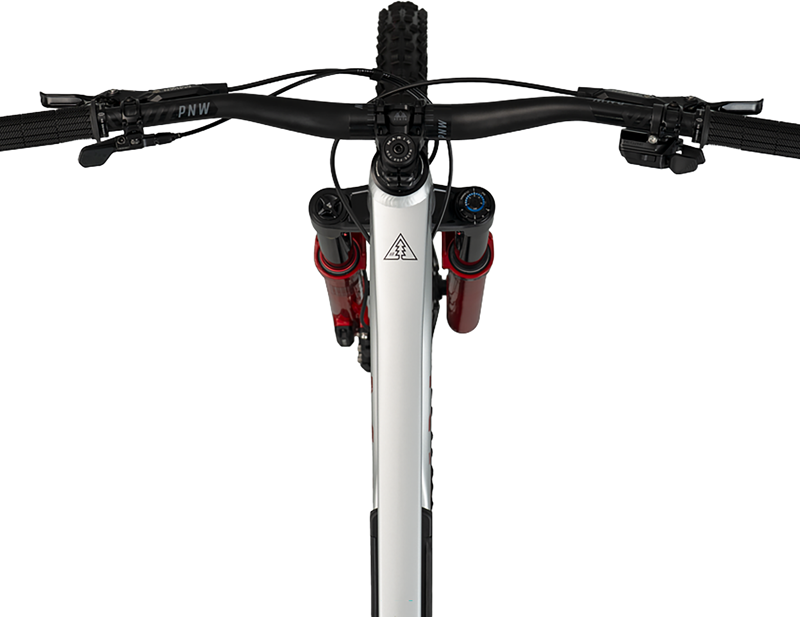 Marin Alpine Trail XR Di2 Full Suspension Mountain Bike 2027 in Grey White Red-2