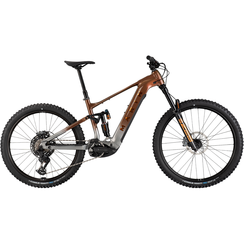Balfes Bikes Marin Alpine Trail E2 Electric Full Suspension Mountain Bike 2027 in Root Beer | Free postage over £30, £10 off first order, price match & 0% finance.