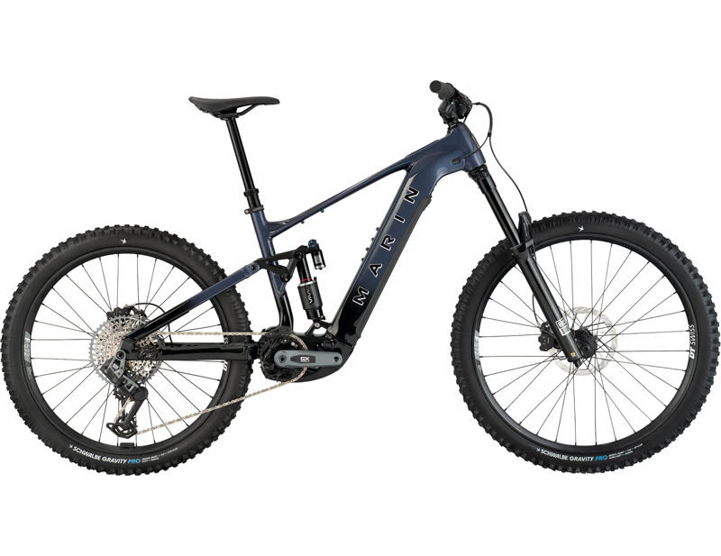Marin Alpine Trail EXR Electric Full Suspension Mountain Bike 2027 in Black