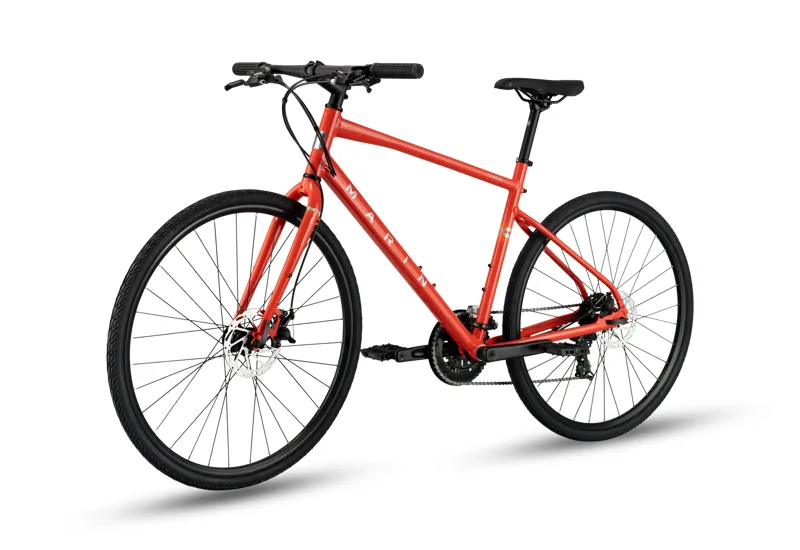 Marin Fairfax 1 Hybrid Bike 2027 in Orange-2