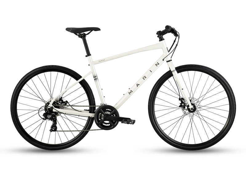 Marin Fairfax 1 Hybrid Bike 2027 in White