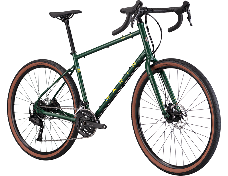Marin Four Corners 1 Gravel Bike 2027 in Green-1