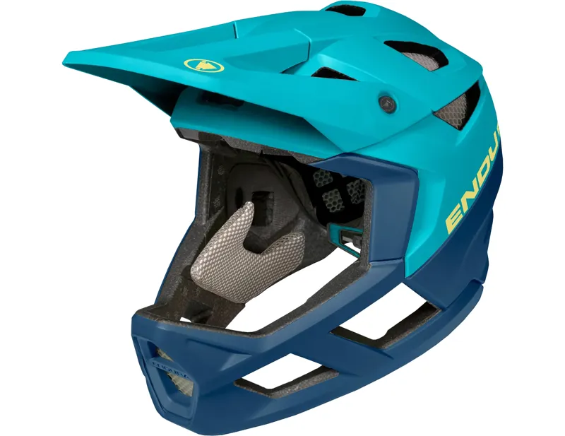 Endura MT500 Full Face MIPS Helmet in Atlantic Blue