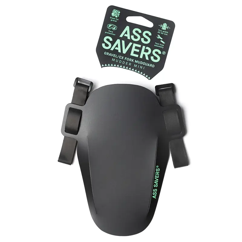 Balfes Bikes Ass Savers Ass Saver Mudder Mini Front Mudguard in Black | Free postage over £30, £10 off first order, price match & 0% finance.