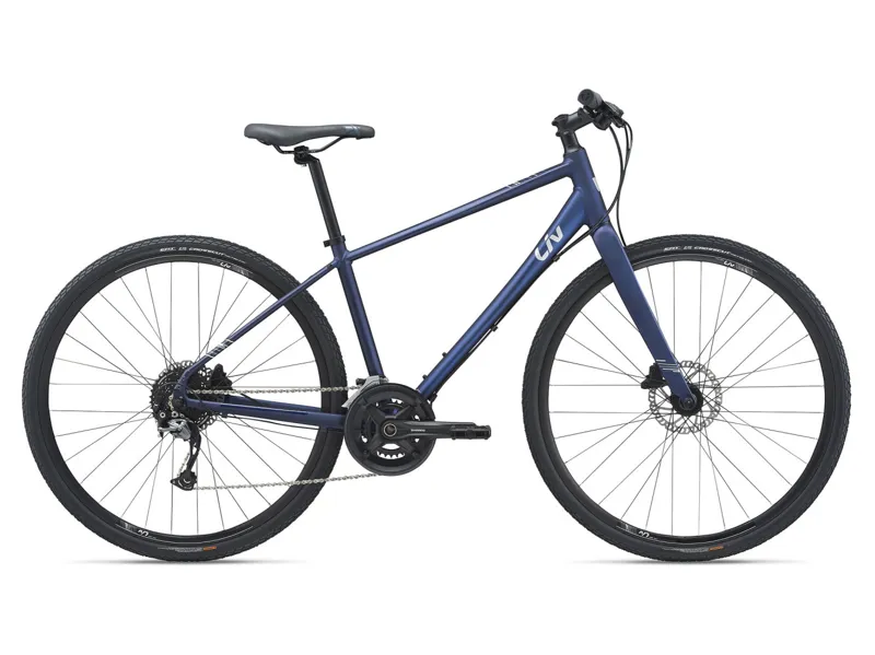 Liv Alight 1 Disc Womens Hybrid Bike 2021 in Blue