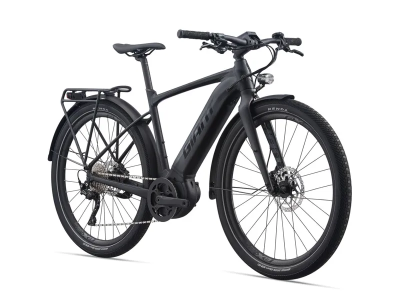 Giant FastRoad E+ EX Pro Electric Hybrid Bike 2022 in Black-1