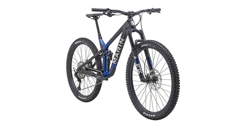 Marin Rift Zone 29in Carbon 2 Full Suspension Mountain Bike 2025 in Gloss Blue/Carbon-1
