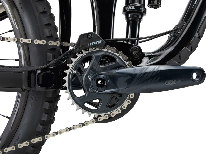 Giant Trance X 1 Full Suspension Mountain Bike 2023  in Black Smoke Metal Chrome-4