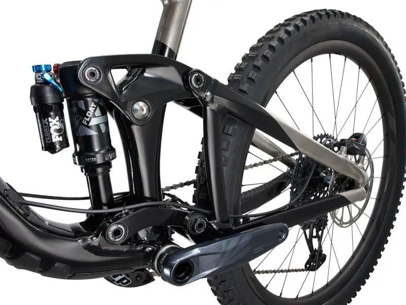 Giant Trance X 1 Full Suspension Mountain Bike 2023  in Black Smoke Metal Chrome-5
