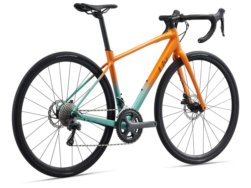 Liv Avail AR 2 Womens Endurance Road Bike 2023 in Marigold/Ocean-2