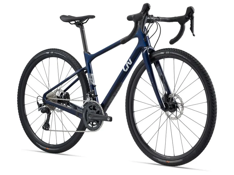 Liv Devote Advanced 2 Gravel Bike 2023 in Navy-2