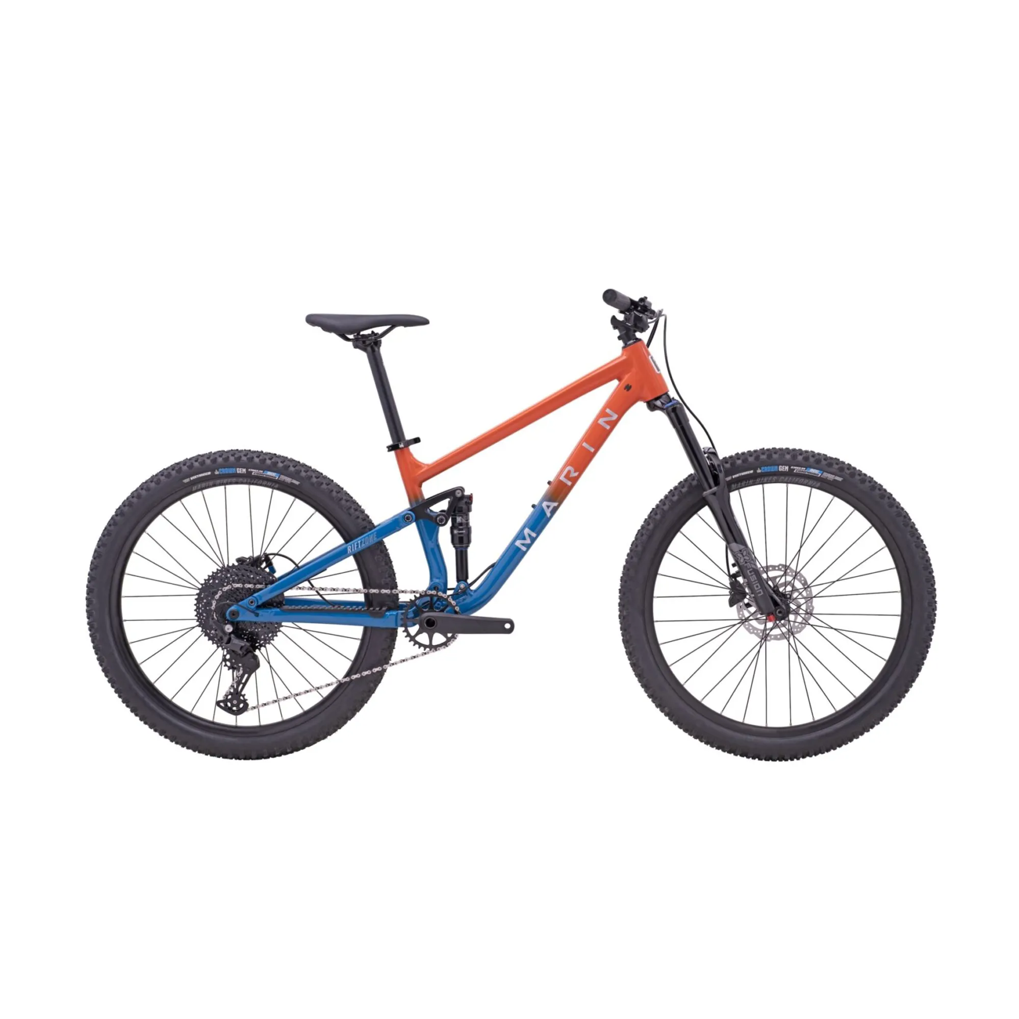 Marin Rift Zone Full Suspension Mountain Bike 2024 in Orange