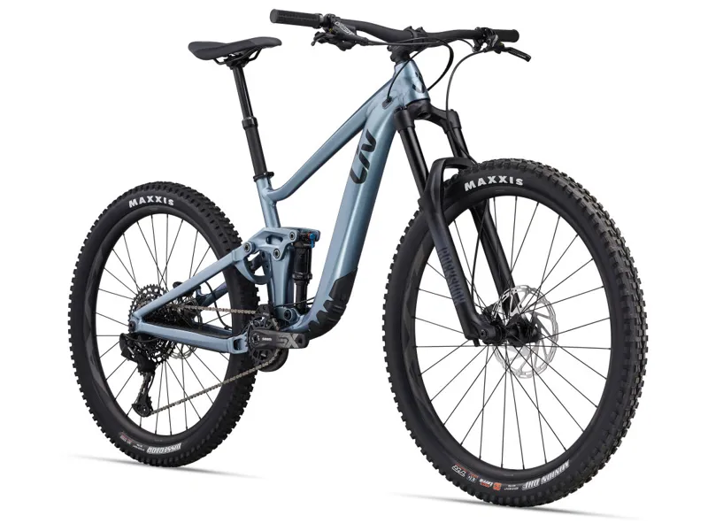 Liv Intrigue LT 2 Full Suspension Mountain Bike 2023 in Aged Denim-1