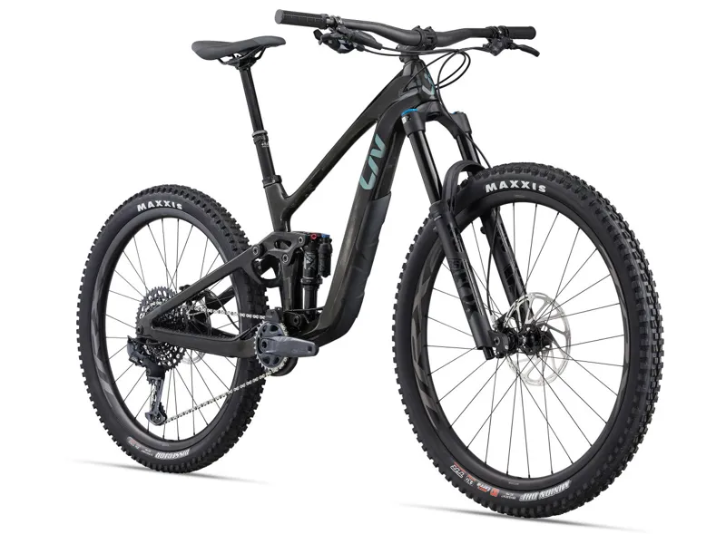 Liv Intrigue LT Advanced Pro 1 Full Suspension Mountain Bike 2025 in Raw Carbon-1