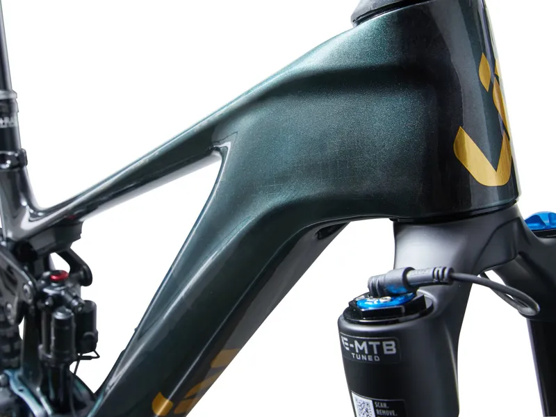 Liv Intrigue X Advanced E+ EL 1 Full Suspension Electric Mountain Bike 2024 in Airglow/Black-9