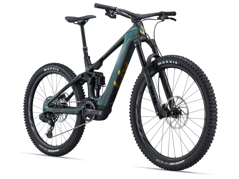 Liv Intrigue X Advanced E+ EL 1 Full Suspension Electric Mountain Bike 2024 in Airglow/Black-1