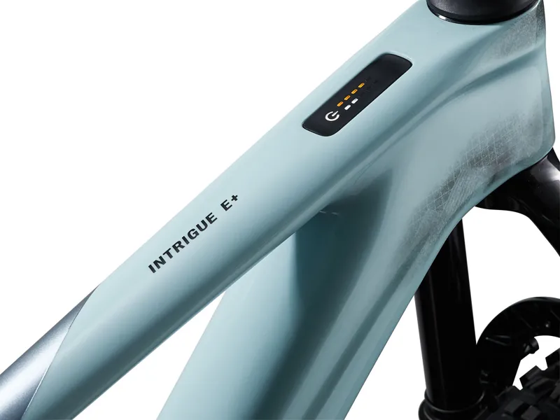 Liv Intrigue X Advanced E+ EL 2 Full Suspension Electric Mountain Bike 2025 in Soap Suds/Aged Denim-4