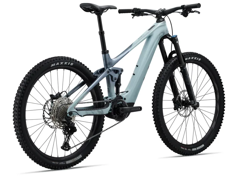 Liv Intrigue X Advanced E+ EL 2 Full Suspension Electric Mountain Bike 2025 in Soap Suds/Aged Denim-2