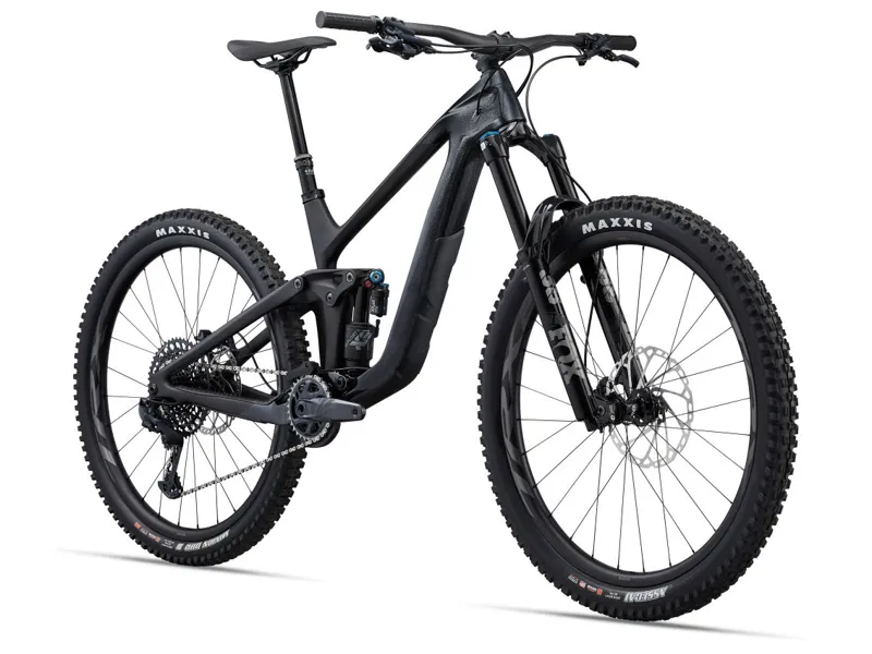Giant Reign Advanced Pro 1 Full Suspension Mountain Bike 2023 in Black Diamond/Carbon-1