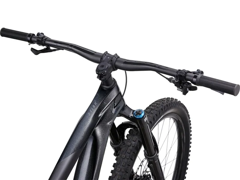 Giant Reign Advanced Pro 1 Full Suspension Mountain Bike 2023 in Black Diamond/Carbon-3