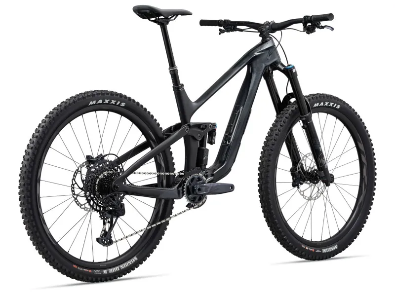 Giant Reign Advanced Pro 1 Full Suspension Mountain Bike 2023 in Black Diamond/Carbon-2