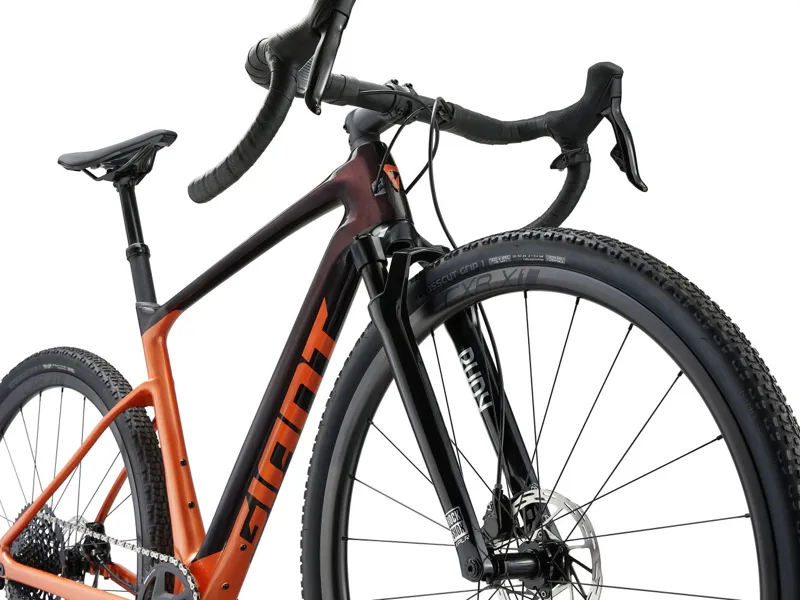 Giant Revolt X Advanced Pro 1 Gravel Bike 2023 in Cordovan Copper Coin-6