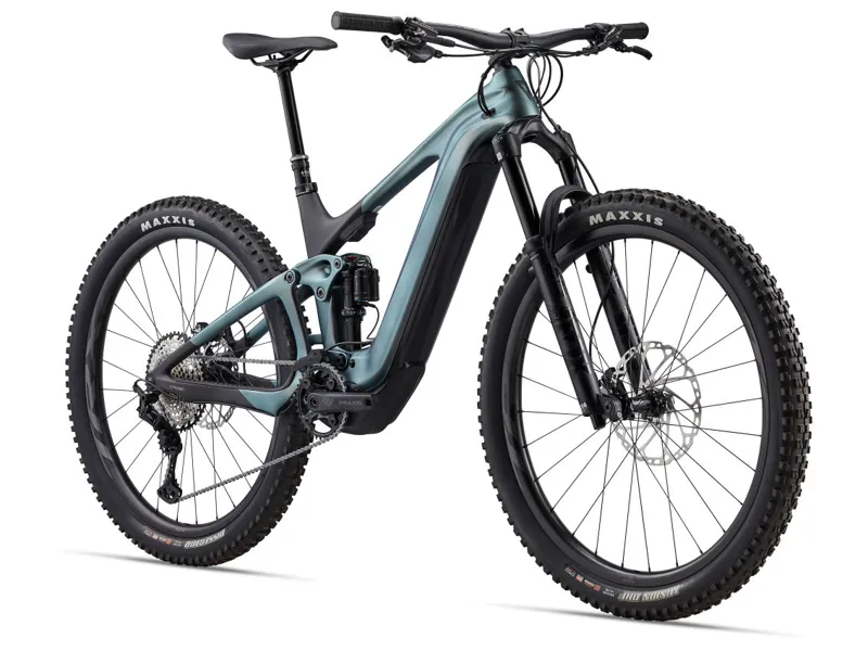 Giant Trance X Advanced E+ 1 Full Suspension Electric Mountain Bike 2025 in Airglow-1