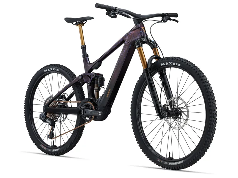 Giant Trance X Advanced E+ EL 0 Full Suspension Electric Mountain Bike 2024 in Mirage/Black-1