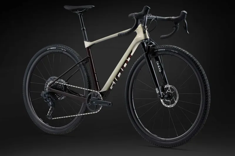 Giant Revolt X Advanced Pro 1 Gravel Bike 2025 in Golden Haze/Cordovan-7