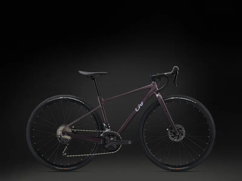 Liv Devote 1 Gravel Bike 2025 in Charcoal Plum-6