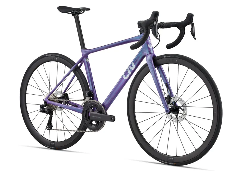 Liv Langma Advanced Pro Compact 0 Disc Pro Women's Road Bike 2024 in Digital Blurple-1
