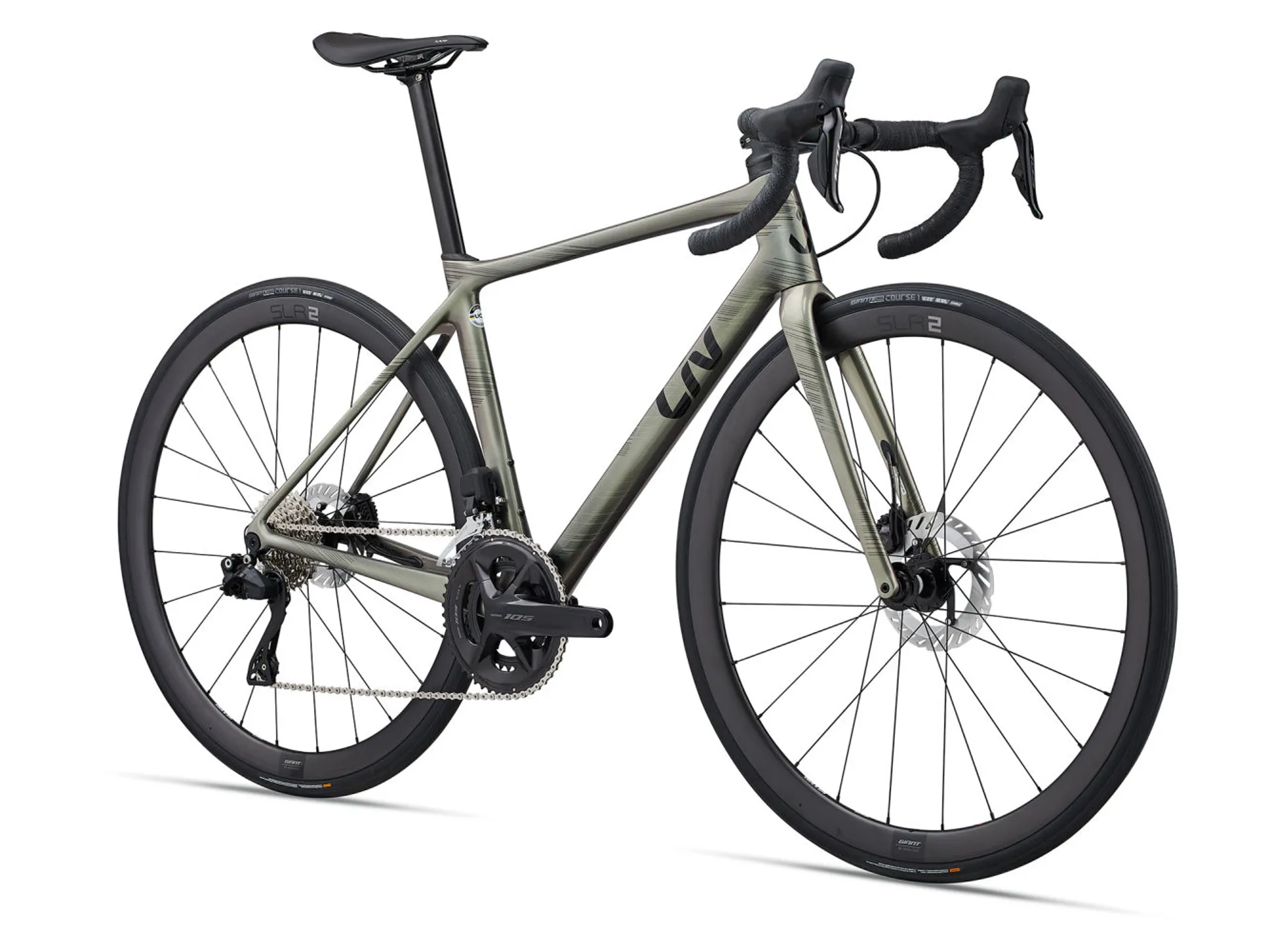 Liv Langma Adv Pro Disc 1 Pro Compact Road Bike 2025 in Golden Haze