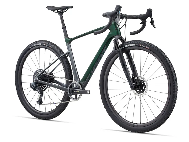 Giant Revolt X Advanced Pro 0 Gravel Bike 2025 in Kelp Forest/Charcoal-1
