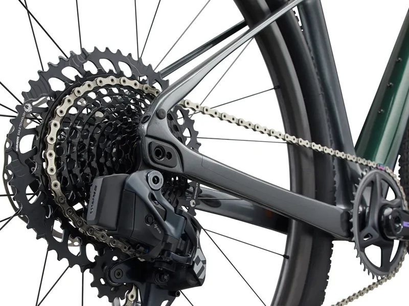 Giant Revolt X Advanced Pro 0 Gravel Bike 2025 in Kelp Forest/Charcoal-3