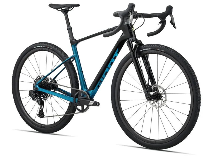 Giant Revolt X Advanced Pro 2 Gravel Bike 2025 in Black/Sea Sparkle-1