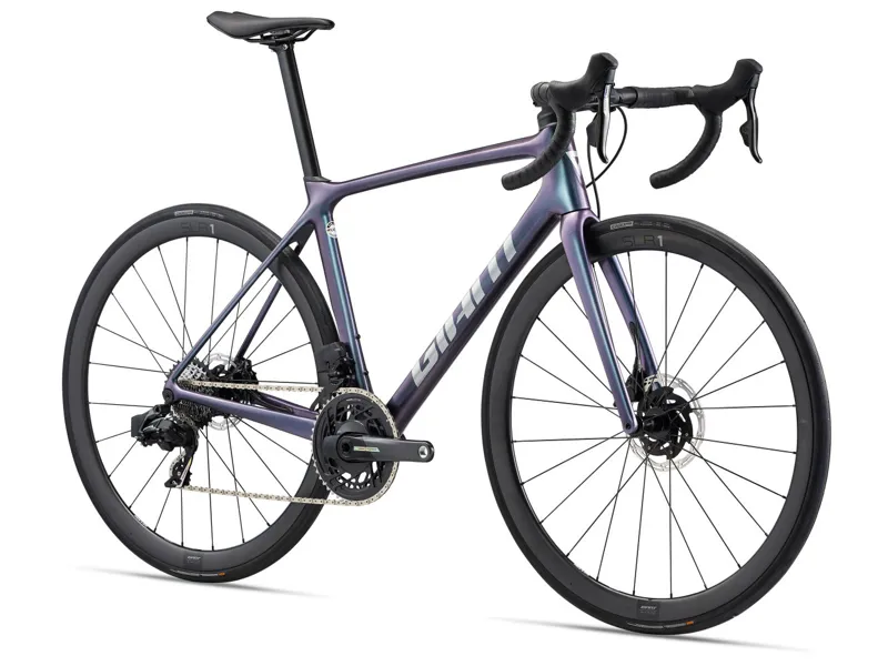 Giant TCR Advanced Pro 0 Disc AXS Road Bike 2024 in Blue Dragonfly-1