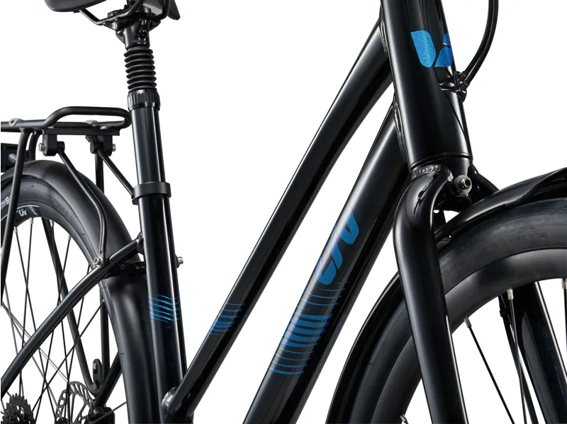 Liv Alight Disc 2 City Hybrid Bike 2025 in Black-3