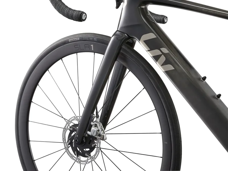 Liv Avail Advanced E+ Elite 0 Women's Electric Road Bike 2025 in Gloss Raw Carbon/Matte Raw Carbon-9