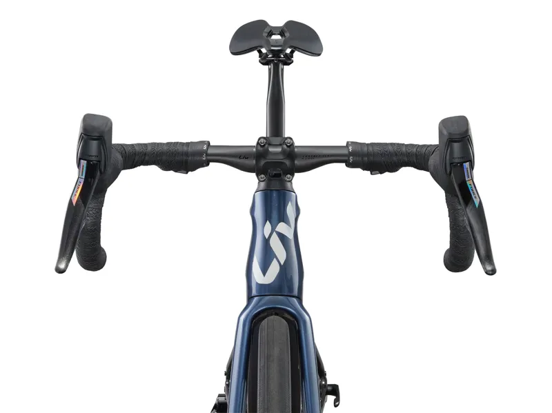 Liv Avail Advanced E+ Elite 1 Women's Electric Road Bike 2025 in Ice Age/Carbon smoke-11