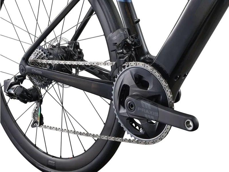 Liv Avail Advanced E+ Elite 1 Women's Electric Road Bike 2025 in Ice Age/Carbon smoke-3