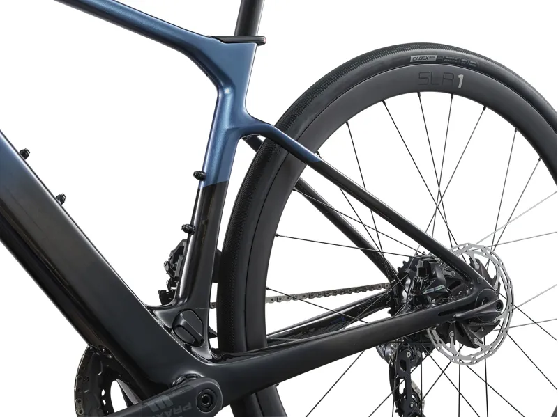 Liv Avail Advanced E+ Elite 1 Women's Electric Road Bike 2025 in Ice Age/Carbon smoke-6